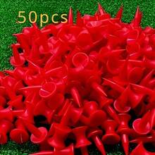 10/20/50pcs Pack Durable Double-Layer ABS Golf Tee, Ideal Golf Accessories For Professional And Amateur Golfers - Red - View 9