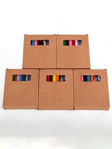 5 Boxes/60pcs High Quality Mini Colored Pencil Set, 3.5 Inch Short Thick Portable, 12 Vibrant Colors, Suitable For Painting, Sketching And Stationery, Professional Art Use - Sets - View 9