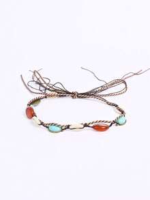 半顶女士加厚抓绒渔夫帽，时尚保暖帽，冬季针织帽，女士冬季保暖帽，女士冬季头巾，女士冬季帽子，女士冬季针织帽 - 彩色 - 查看 14