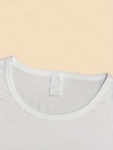 Plus Size, Plus Size T-Shirt - Short Sleeve Round Neck African Style Top With Heart & Geometric Print, Short Sleeve Blouse For Spring Summer Fall, Machine Washable Casual Wear (In Stock) - Plus Size FriendlyLoose Fit Benito Bowl,Big Game, Football Fast Delivery Women's Casual And Stylish Short-Sleeved Printed Shirt/T-Shirt, Breathable, Suitable For Outdoor Sports, Everyday Wear, Birthday Gifts, Christmas Gifts, Halloween Gifts, Or As A Commemorative Shirt For Friends Or Loved Ones.Also Suitable As A Pullover - 白色 - 查看 6