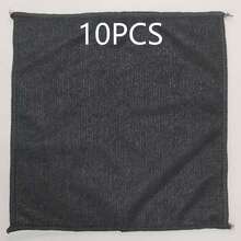 20 piezas Juego de toallas de cocina, paños de limpieza de microfibra súper absorbentes de color negro y gris claro, con gran absorción de agua, suaves, eliminación de manchas, adecuados para limpiar vidrio, encimeras de cocina, ollas y sartenes, grifos, campanas extractoras, automóviles, aplicables para cocina, baño, hogar y talla grande - Multicolor - Ver 13