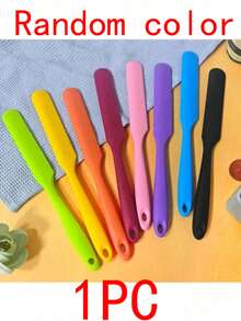 Muỗng vét hũ silicon, muỗng chịu nhiệt vét kem, bơ đậu phộng, muỗng trộn bột, muỗng chống dính dùng cho bánh mì, máy xay sinh tố, dụng cụ nhà bếp dài. - Nhiều màu - Xem 14