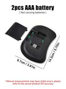 2.4G Wireless Mini Keyboard With Touchpad, 3-In-1 Remote Control For Smart TV/Computer/Projector, Portable For Office & Entertainment, Plug And Play (Batteries Not Included) - View 7