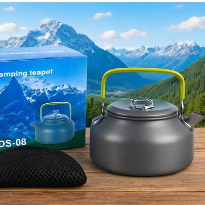 1 ấm đun nước điện di động 0.8L, thích hợp cho hoạt động ngoài trời, làm quà tặng, dụng cụ nhà bếp, cắm trại.
