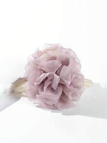 1个波西米亚风网纱山茶花发夹，甜美多功能发饰，新款雪纺发夹 - 彩色 - 查看 10