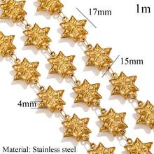 1M Stainless Steel Hip-Hop Punk Hollow Ocean Shell Beach Party DIY Jewelry Necklace Bracelet Jewelry Making Suitable For Women To Wear - Shell Chain - View 8