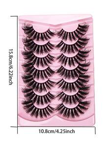 7 Pairs Of 25mm False Eyelashes, Naturally Voluminous And Curled, Defining Your Everyday High-End Charm - View 2