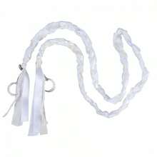 Wedding Lasso Rope, Handfasting Cord With Moon Pendants Hanging Decor Party Favor - White - View 5