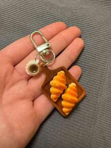 逼真巧克力造型钥匙扣、包包挂饰、背包装饰、礼物、纪念品、汽车配件，可爱哥特风Y2K仿真面包袋挂饰、仿真咖啡袋挂饰、棕色包包挂饰、银色包包挂饰、女士包包挂饰、钱包挂饰、手提包挂饰、斜挎包挂饰、耳机盒挂饰、汽车钥匙链、手机挂饰、相机挂饰，节日礼物、朋友礼物、生日礼物 - 彩色 - 查看 7