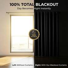 4 Panels 100% Blackout Curtains Heat Insulation Noise Reduction Privacy Protection Decorative Window Treatments Room Darkening Light Blocking Home Decor Heavy Duty Energy Efficient Thermal Insulated Curtains Blackout Drapes Living Room Bedroom Balcony Courtyard Curtains Panel Set Grommet Top Blackout Curtains For Windows Interior Design Farmhouse Modern Style Curtains For Bedroom Blackout Curtains For Living Room Thermal Curtains For Windows Noise Cancelling Curtains For Home Office Curtains For Patio Door Thermal Insulated Drapes Room Darkening Curtains For Dark Room Partition Curtains Suitable For Living Rooms Bedrooms Balconies And Courtyards BLACK RED GRAY GREEN - Xám - Xem 5