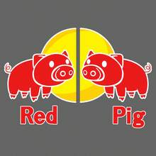 定制自行车贴纸，山地车和公路车车架贴纸，红猪贴花配件 - 裝飾貼紙 - 查看 8