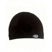 Synaworld Brand Embroidered Pullover Beanie Hat, Popular Street Hip Hop Skull Cap, Vintage Knit Hat Winter Clothing - 黑色 - 查看 5