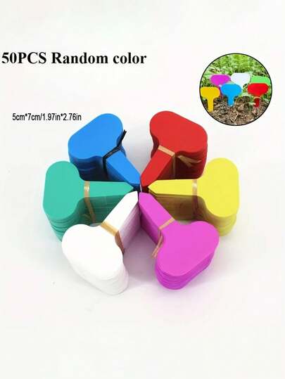 50 nhãn nhựa hình chữ T dùng cho cây trồng, vườn ươm, vườn ngoài trời, chống thấm nước, có thể tái sử dụng, nhãn treo, thích hợp cho việc làm vườn và trang trí DIY, nhận dạng chậu cây, dán nhãn cây trồng trong vườn, đánh dấu cây, vườn và đồ dùng gia đình, nhãn chữ T bo tròn góc, biển báo chữ T nhỏ gọn, thích hợp cho cây mọng nước, có thể viết bằng bút chì và bút mực, chống phai màu khi giặt và tiếp xúc với ánh nắng mặt trời, có thể tái sử dụng.