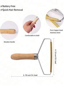 1/2 chiếc dụng cụ loại bỏ xơ vải cầm tay, có thể dùng để loại bỏ xơ vải trên quần áo, ghế sofa, thảm, chăn, lông thú cưng. - cạo râu - Xem 2