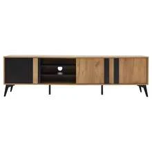 Television Stands & Entertainment Centers - Brown+Black - View 11