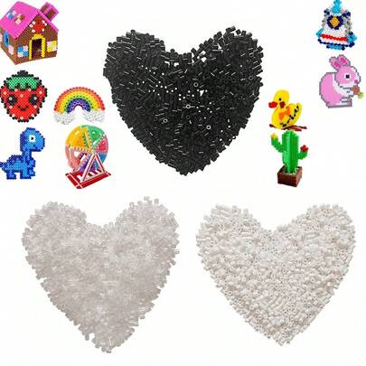 2.6mm Fuse Bead Creative Handmade Kit, Peg Board Puzzle Keychain DIY Pendant Craft, Suitable For Hobbyists, Can Make Various Patterns, Birthday, Graduation, Valentine's Day, Party Gifts, Homemade Gifts For Family, Friends, Classmates