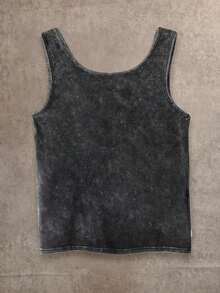 Áo tank top nữ kiểu vintage, họa tiết hoa retro mùa xuân, phong cách đường phố Y2K, thích hợp cho mùa hè, thích hợp cho các buổi đi chơi, sự kết hợp hoàn hảo giữa phong cách vintage và thời trang thường ngày. Màu đen - màu đen - Xem 3