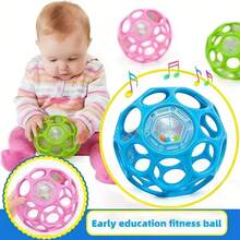 Baby Gripping Wave Ball, Soft Textured Sensory Teething Ball, Baby Hand Grip Training Toy, Early Developmental Play Ball For Infant Tactile Stimulation - Multicolor - View 6