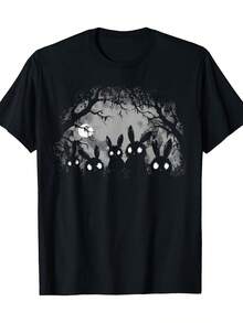 T-shirts pour hommes - Noir - Voir 1