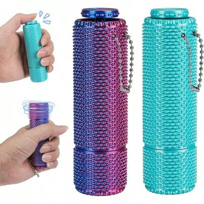 A Multi-Functional Focus Tool With A Gradient Textured Design, Providing A Pleasant Tactile Experience. It Serves As A Sensory Companion For Professional Adults And Makes A Unique Gift For Friends. Suitable For Work, Study, Gatherings, And Commuting. Color Is Random.