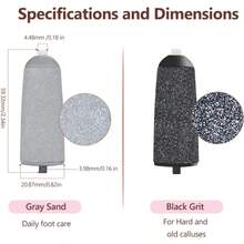 Electric Foot Callus Remover, 2 Adjustable Speeds Rechargeable Foot File With 2 Grinding Heads & Built-In LED Light, Portable Cordless Foot Smoothing Tool For Rough Dry Heels Calluses, Ideal For Home Daily Foot Care - Multicolor - View 6