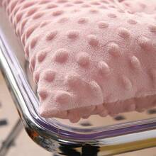 1pc Thickened Bean Velvet Seat Cushion, Office Chair Pad, Dining Table Office Dormitory Classroom Chair Pad, Long-Sitting Stool Cushion - Multicolor - View 10