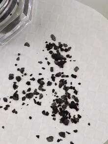 1 Box Autumn/Winter New Black Asymmetrical Nail Glitter Flakes, Original Y2K Eggshell Nail Art Decoration Sequins For Fingernail Manicure - Multicolor - View 3