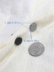 5 piezas de Clips de ropa sin coser, Clips para bufandas, Clips magnéticos ajustables para pantalones y puños, Clips de moda adecuados para suéteres, camisas, ajuste y estilo rápidos, Botones de moda sin coser, Accesorios para camisas, Clips para suéteres (La fuerza magnética se debilitará gradualmente) - Ver 9