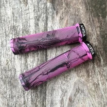 AOFDA 135mm Universal Mountainbike Lenkergriffe, Einzelverriegelung, Gummi-Lenkerüberzüge in Mischfarben, rutschfest, stoßdämpfend, Zubehör für Offroad-Fahrräder - Verschiedenfarbig - Übersicht 10