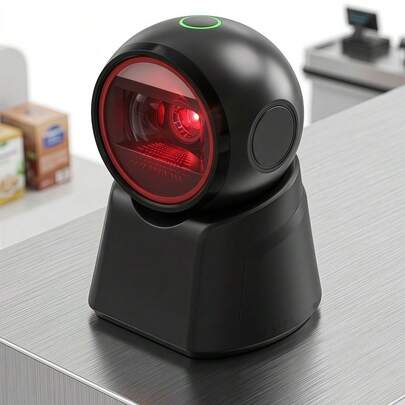 Leitor de QR Code e Código de Barras 2D de Mesa USB | Ultra Rápido ⚡ Sensor CMOS | Perfeito para Pix, PDV e Boletos | Compatível com Windows, Android e OS - DKL
