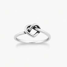 925 Silver Love Knot Ring For Women - Silver - View 3