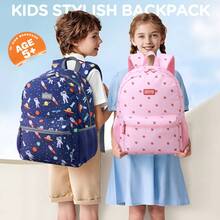 3pcs Large Capacity Backpack Set, Portable Backpack With Lunchbag- Spacious Bags, Convenient Lunch Bag, Pencil Holder, Multiple Pocket Design,Adjustable Wide Padded Straps, Zipper Closure, Pencil Case Included Lightweight School Backpack For Elementary, High, Casual Outings, Ideal For Everyday Use, School Backpack Birthday Present, Back-To-School Gift Bags, Great For Daily Travel - Space - View 7