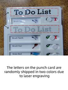 1 Set Planificador Diario Familiar, Que Incluye Planificador en Blanco Extraíble, Papel Blanco, Lista de Tareas Semanales, Seguimiento de Hábitos de Autodisciplina - Multicolor - Ver 8