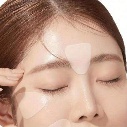 90pcs Disposable Face Lifting Tapes, Fixation Tapes For Wrinkles, Forehead, Mouth Corners, Made Of PE Material