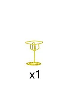 6pcs Graduation Cap Table Number And Photo Holder – Perfect For Displaying Photos, Business Cards, Place Cards, And Memos; Ideal As Tabletop Decor For Graduation Parties, Weddings, Birthday Celebrations, And Themed Events. - One Size Fits All - View 13