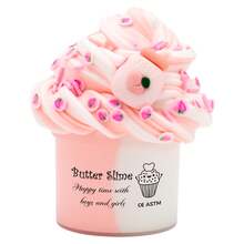 70ml Cute Bubble Tea Butter Slime Kit For Kids, Party Favors Stretchy Non-Sticky Colorful Scented Slime, Stress Relief Toy For Girls Boys Gift, DIY Sludge Christmas Birthday Gift Toys For Plasticine Party Favors - Multicolor - View 6