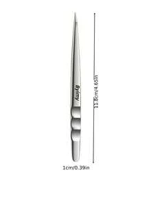 Byimy Brand Stainless Steel Eyebrow Tweezers, Wavy Shaped Tweezers, Hair Removal Tweezers, High Quality Eyelash Curler, Eyelash Extension Auxiliary Tools, Depilation Tools, Makeup Tools, Makeup Application Tools - View 4