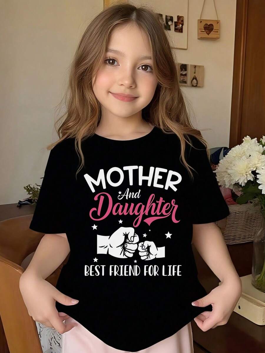 Young Girls T-Shirts - Black - View 1