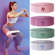 Bộ 4/2/1 dây kháng lực đàn hồi, dây căng chống trượt bằng latex dùng cho tập squat, nâng mông, tập thể dục, yoga, tập tạ, phù hợp cho các bài tập mông, thể hình và nâng tạ. - Nhiều màu - Xem 3