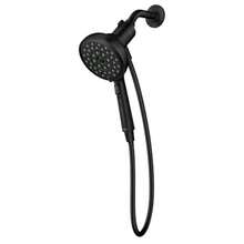 Moen  Eco-Performance Handshower Detachable Round Shower Head with Magnetix Docking System 60" Hose Matte Black 220H2EPBL - Ducha de mano de rendimiento ecolgico - Ver 1