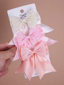 Set de 503 piezas de coleteros, bandas elásticas, lazos de malla, pasadores con flores de perla y mariposas, pasadores para el cabello, para niñas y adolescentes, estilo minimalista rosa, para uso diario y como regalo, para primavera/verano - Rosa - Ver 4