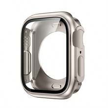 Ốp bảo vệ màn hình bằng hợp kim titan, mặt trước và mặt sau, tương thích với Apple Watch Series 9/8/7/6/5/4, Series S10/11 SE 2, kích thước 45mm, 41mm, 44mm, 40mm. - Nhiều màu - Xem 8