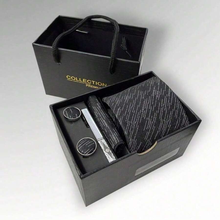 DOZE GOLDEN Premium Quality Traditional Tie Set For Events And Weddings. - 13 Por lo tanto - Ver 1