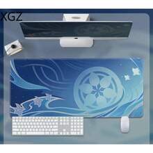 Genshin Pattern Game Mouse Pad Extra Large Mandrill Ganyu Walnut Two-Dimensional Computer Keyboard E-Sports Desk Mat - 23 - 查看 5