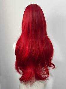 Tóc giả dài màu đỏ gợn sóng cho bé gái, kiểu U-part, thích hợp để hóa trang hàng ngày, Halloween, Giáng sinh, chịu nhiệt. - Nhiều màu - Xem 4