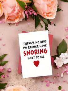 1pc Personalized Love Note Card With Envelope - Congratulations Engagement, Wedding, Valentine'S Day, Birthday, Anniversary - English Language, Fashion Theme Gift For Friends And Colleagues - Sets - View 2