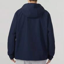 Under Armour 男士休闲运动夹克，防风防紫外线外套 23600401-409 - 藏青色 - 查看 3