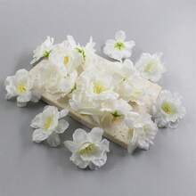 Bouquet artificiel de fleurs de cerisier, fleurs de pêche en plastique factices, style minimaliste moderne - convient pour la décoration de la maison au printemps, vase, mariage, fête, salon, chambre à coucher, décoration murale DIY, cadeau de Nouvel An, cadeau de la Saint-Valentin - multicolore - Voir 12