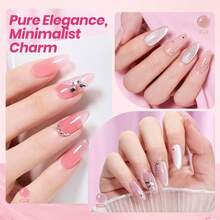 Beetles Spring Gel Polish Set - Fingertip Palette, 32 Colors Valentines Polish Set With Base Top Coat - 20 Color Soft Tint - 查看 4