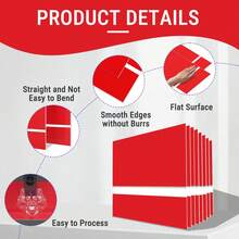 3D Wall Panels - Red - View 5